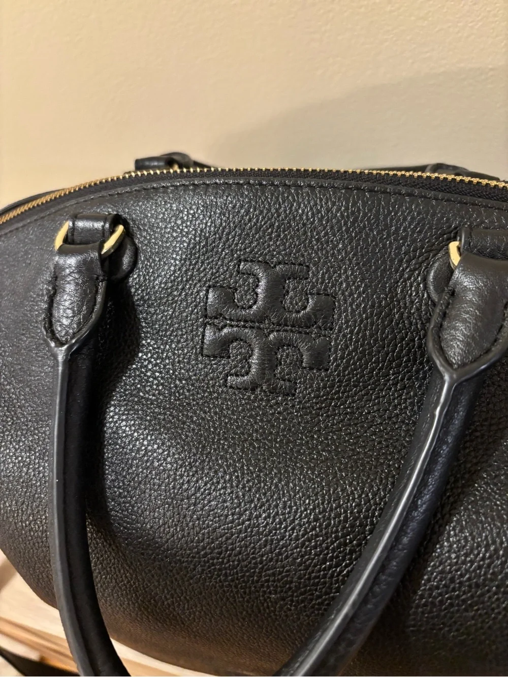 Tory Burch pebbled leather